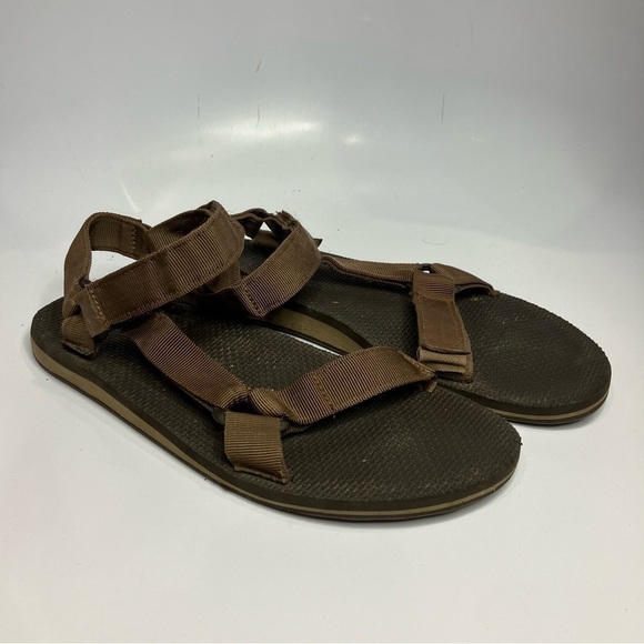 Teva men’s originals universal‎ sandals brown size 11 main image 4